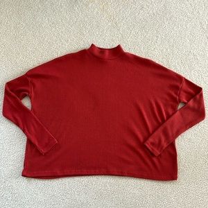 H&M • Blood Orange Turtle Neck • Size XS, Fits like Small or Medium